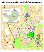 Dopravní přístupnost výstaviště Černá louka, Ostrava