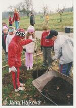 Výsadba stromů v rámci programu "Strom života"
