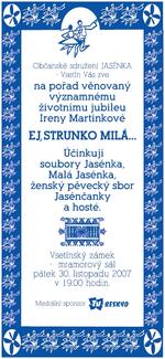 Jasénka, folklorní soubor