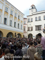 Nový Jičín, návštěva prezidenta republiky Václava Klause