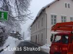 Úklid sněhu na Hukvaldech