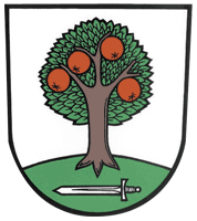 Znak obce Šenov u Nového Jičína